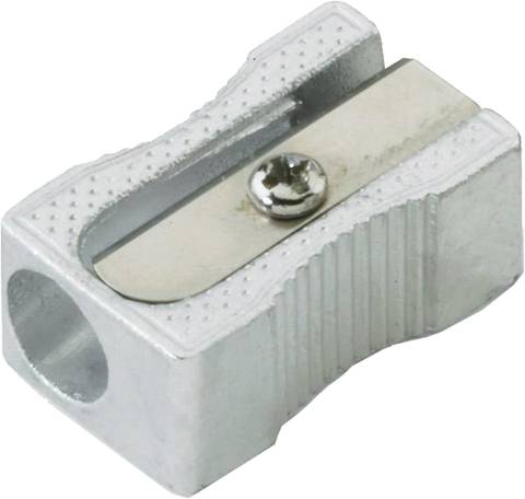 Foto de Blíster de sacapuntas Afilalápiz de metal en Forma de Rectangular. Faibo (122352)