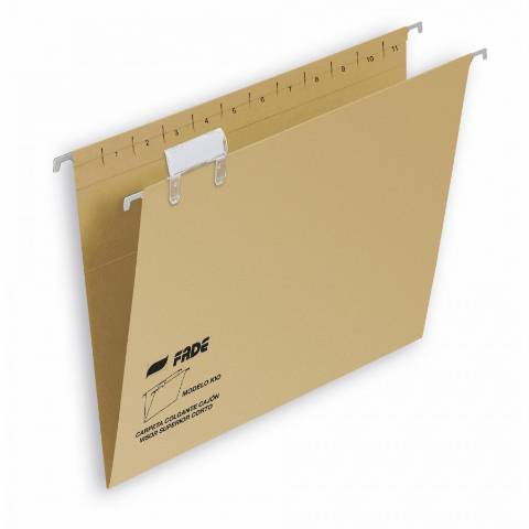 Foto de Carpeta Colgante, Visor Superior Corto. Formato Folio Prolongado, Caja de 50 Unidades (123056)