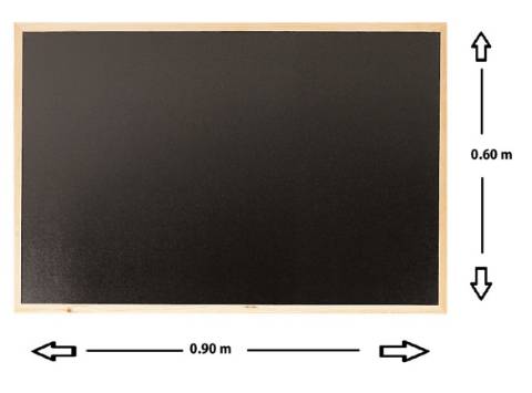 Foto de Pizarra para Tiza con Marco de Madera. 60 x 90 cm (220226)