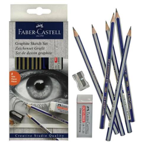 Foto de Lápiz de Faber-Castell Creative. Set de 8 piezas (124690)