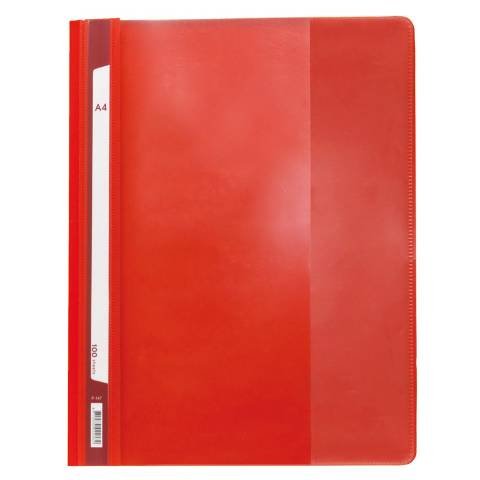 Foto de Dosier con fastener de plastico en formato Din A4. Plus 501 Rojo (180645)