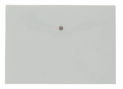 Foto de Dosier Sobre en polipropileno con broche en formato Din A6 y capacidad de 50 hojas en horizontal. Plus office 2016 en color Transparente (180469)