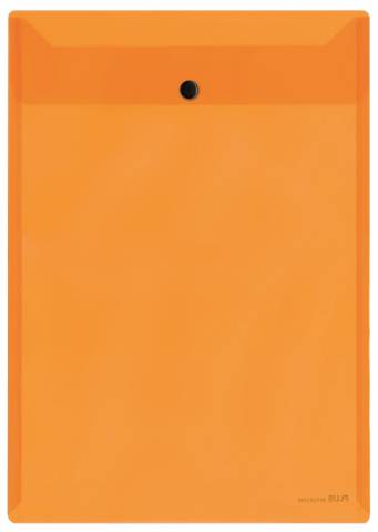 Foto de Dosier Sobre en polipropileno con broche en formato Din A4 y capacidad de 50 hojas en vertical. Plus office 2021 en color Naranja (180400)