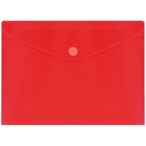 Foto de Dosier Sobre en polipropileno con velcro en formato Din A4 y capacidad de 50 hojas en horinzontal. Plus office 2030 en color Rojo (040546)