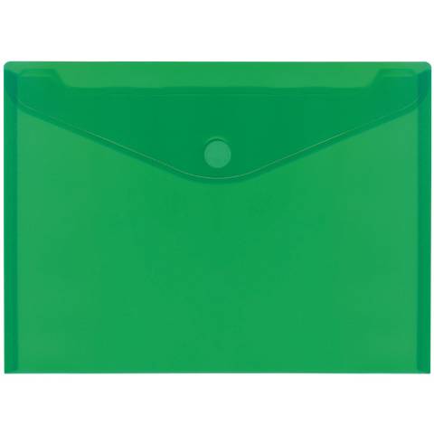 Foto de Dosier Sobre en polipropileno con velcro en formato Din A4 y capacidad de 50 hojas en horinzontal. Plus office 2030 en color Verde (040542)