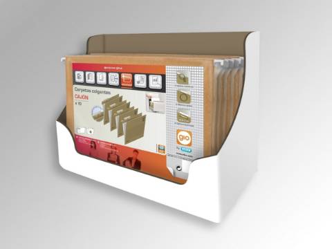 Foto de Carpeta Colgante, Visor Superior Corto. Formato Din A4, Paquete de 10 Unidades (500120)