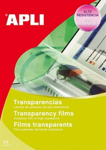 Foto de Transparencias para impresoras Inkjet. Apli bolsa 20 unidades (01269)