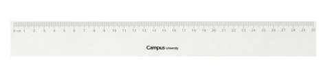 Foto de Regla de plástico transparente con funda. Campus de 30 cm (600353)