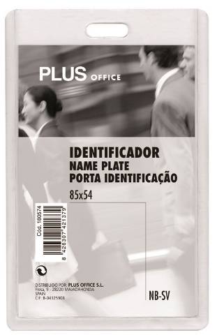 Foto de Portanombres Rigido. Caja de 50 Unidades Vertical Tamaño 54x85 Centimetros. (180574)