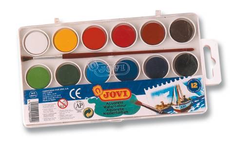 Foto de Acuarela Jovi 12 Colores (649964)