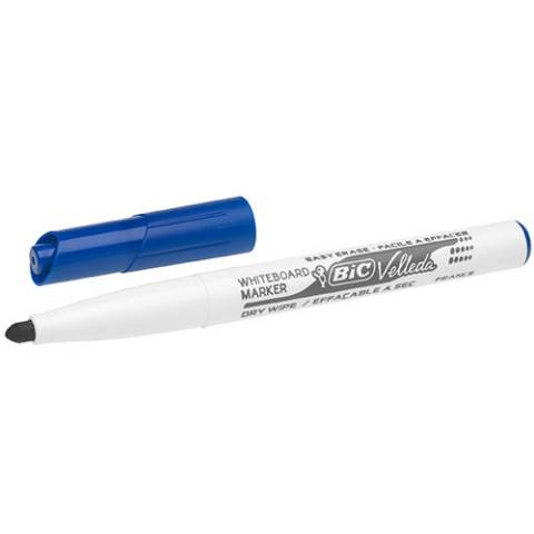 Foto de Rotulador para Pizarra Blanca, Velleda 1741 punta Media . Blíster de 1 unidad en color azul (127272)