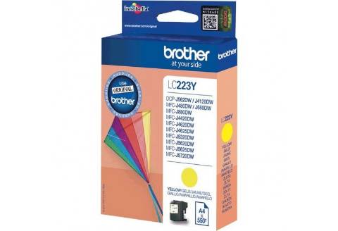 Foto de Inkjet original de Brother LC 223Y. Cartucho de tinta Amarillo (123040)