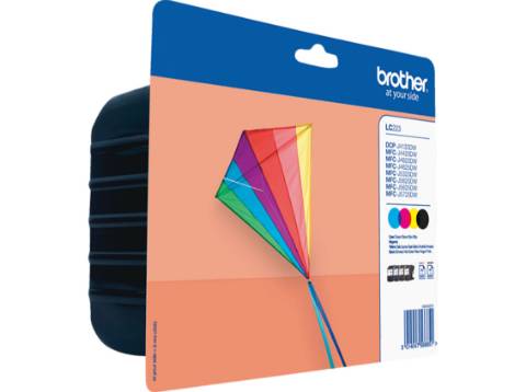 Foto de Inkjet original de Brother LC 223. Cartuchos de tinta, Pack de 4 colores (123042)
