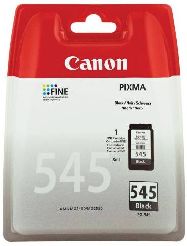 Foto de Inkjet original de Canon PG-545 Negro. Cartucho de tinta Negro (123380)