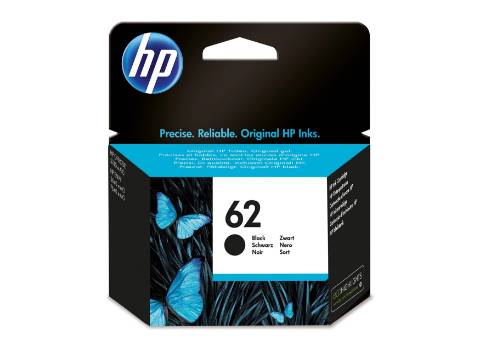Foto de Inkjet original de HP Nº 62 Negro. Cartucho de tinta Negro (123647)