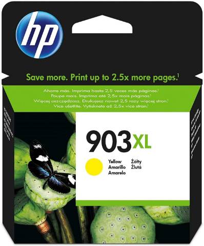 Foto de Inkjet original de HP T6M11AE Nº 903XL Amarillo. Cartucho de tinta Amarillo (125603)
