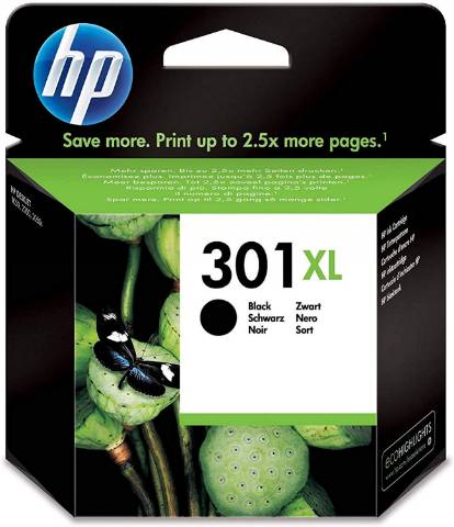 Foto de Inkjet original de HP CH563EE Nº 301XL Negro. Cartucho de tinta Negro (167247)