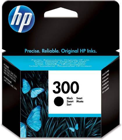 Foto de Inkjet original de HP CC640EE Nº 300 Negro. Cartucho de tinta Negro (126840)