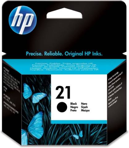 Foto de Inkjet original de HP CC9351A Nº 21 Negro. Cartucho de tinta Negro (126823)