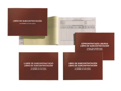 Foto de Contabilidad. Libro de Subcontratación (Oficial) (100105)