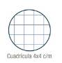 Foto de Bloc Cuaderno de espiral  tapa Cartón  y 60 gr, Formato Din A4 con 80 hojas Natural. Cuadricula de 4 x 4 mm (001149)