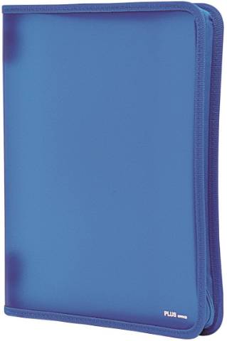 Foto de Cartera de mano Portadocumentos con cremallera. Azul (180556)