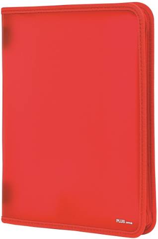 Foto de Cartera de mano Portadocumentos con cremallera. Rojo (180557)