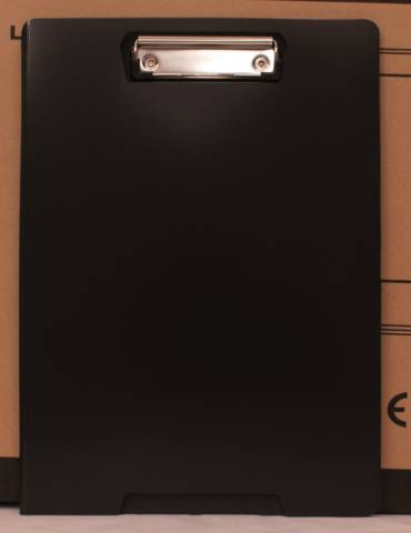 Foto de Carpeta de Polipropileno con Pinza. Plus Office Opaca Negro (180738)