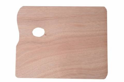 Foto de Paleta de madera para óleo 24x30. Rectangular (128356)