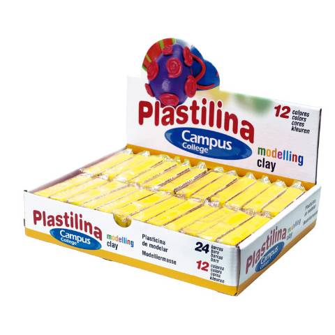 Foto de Plastilina Campus taco pequeño 60gr. Amarillo (630622)