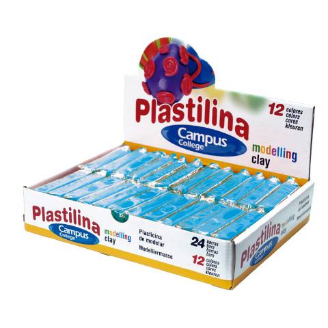 Foto de Plastilina Campus taco pequeño 60gr. Azul claro (630623)