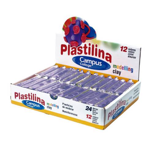 Foto de Plastilina Campus taco pequeño 60gr. Violeta (630627)