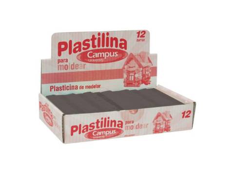 Foto de Plastilina Campus taco mediano 200gr. Color negro (630544)