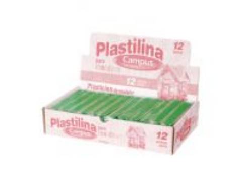 Foto de Plastilina Campus taco mediano 200gr. Color verde claro (630547)