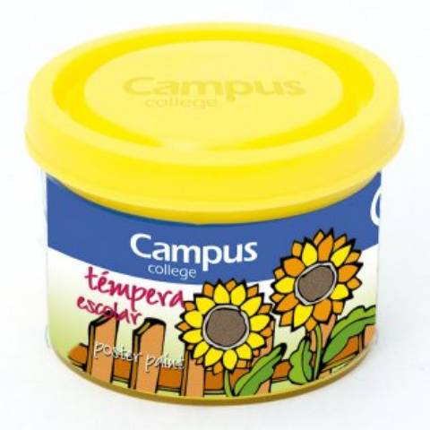 Foto de Témpera escolar Campus 40cc. Amarillo (630397)