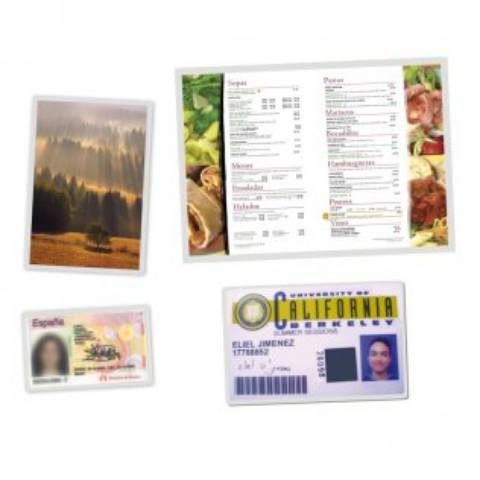 Foto de Funda Plástico para Plastificar de 75micras 303x216mm en Formato Din A4. Paquete de 100 unidades Plus (248576)
