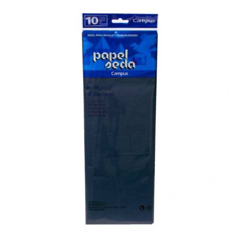 Foto de Papel de Seda de 50 x 76cm . Bolsa de 10 hojas en color negro (600156)