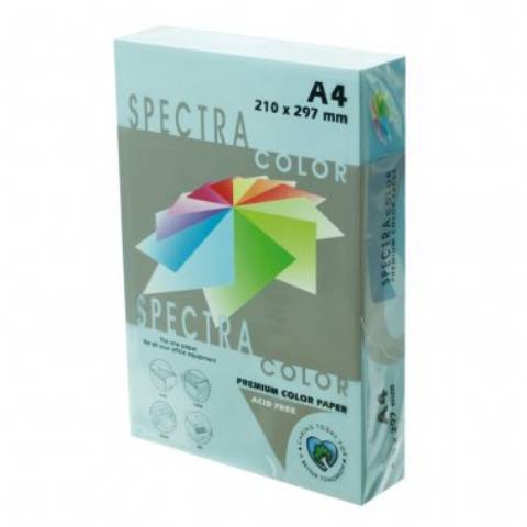 Foto de Papel En Tamaño DIN A4 80gr. Paquete De 500 Hojas. Color Azul Celeste. (001011)
