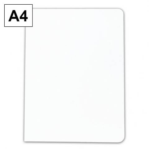 Foto de Subcarpetas A4 cartulina de 200g. Paquete de 50 unidades en color Pastel blanca (180588)