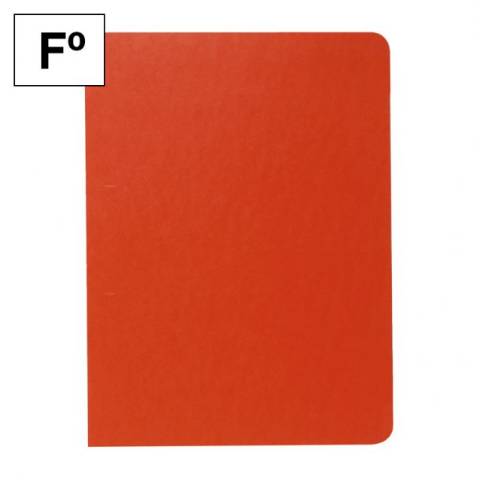 Foto de Subcarpetas en formato Folio cartulina de 200g. Paquete de 50 unidades en color Pastel roja (180013)