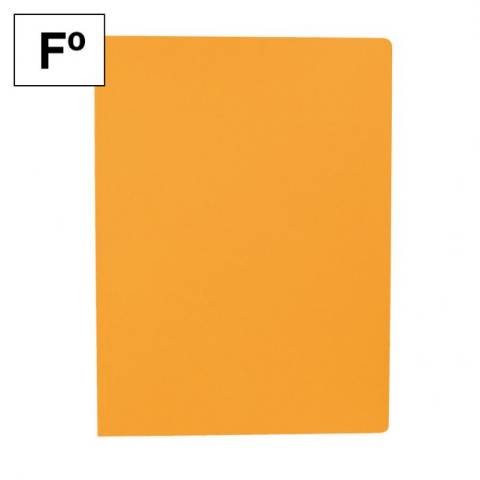 Foto de Subcarpetas en formato Folio cartulina de 200g. Paquete de 50 unidades en color Pastel naranja (180012)