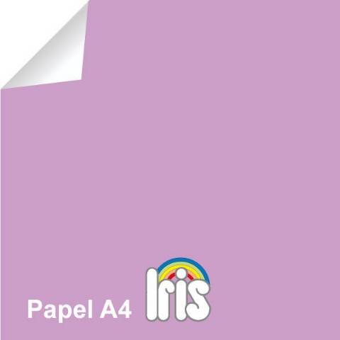 Foto de Papel de color Iris en formato Din A4 de 80 gramos. Paquete de 100 unidades en color Lavanda (126933)