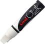 Foto de Rotulador marcador de Tiza Líquida Uni Chalk Grueso. Trazo 8.0mm. Blanco (119244)