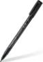 Foto de Rotulador Marcador permanente de Staedtler OHP Lumocolor 318 con punta de 0.6mm. Blíster de 1 unidad en negro (127268)