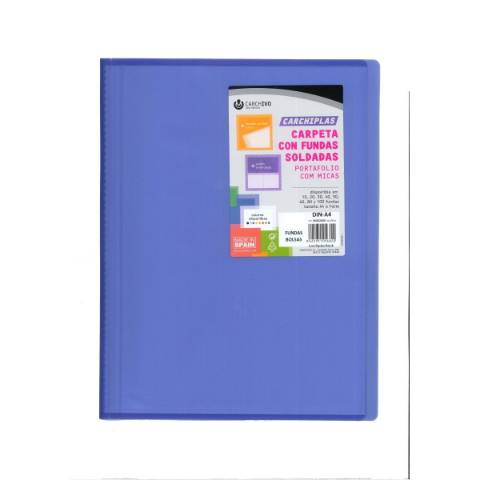 Foto de Carpeta de Fundas, Formato Din A4 con 30 Hojas, Flexible Canguro Soldada (126548)