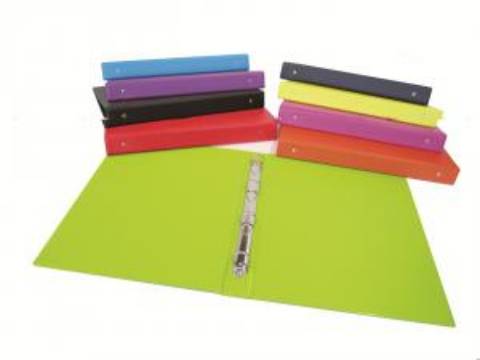 Foto de Carpeta de Plástico con 4 Anillas de 25mm, Formato Folio Natural. Colores surtidos (126553)