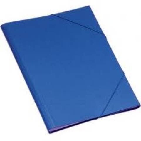 Foto de Carpeta Clasificadora con 12 Departamentos en cartón Forrado y Solapa. Color Azul (126534)
