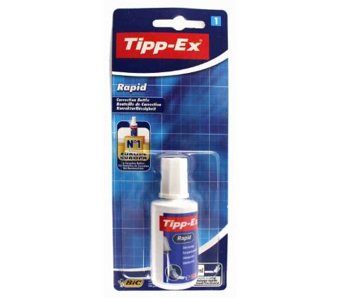 Foto de Corrector Líquido en Bote Tipp-Ex Rapid. Blister 1 unidad (126633)