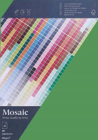 Foto de Tarjeta Artoz Mosaic 310 x 155 . Paquete de 5 unidades en color Verde Manzana (125574)