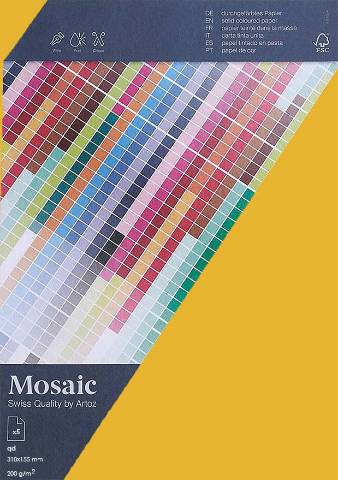 Foto de Tarjeta Artoz Mosaic  310 x 155 . Paquete de 5 unidades en color Papaya (125578)
